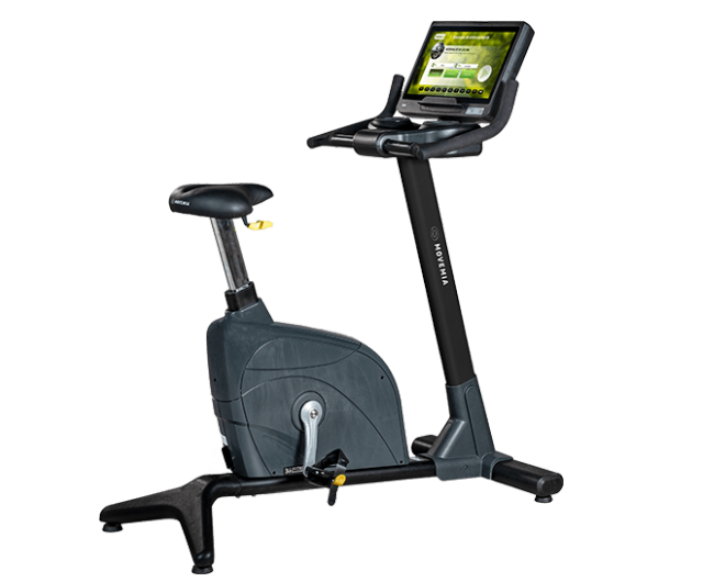 BH Fitness MOVEMIA BU1000 Upright Bike 19-inch Smart Focus Monitor