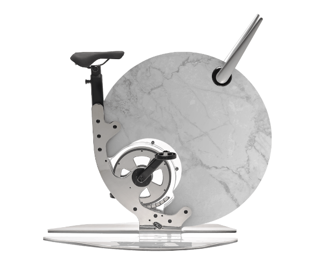 Ciclotte exercise bike in marble finish