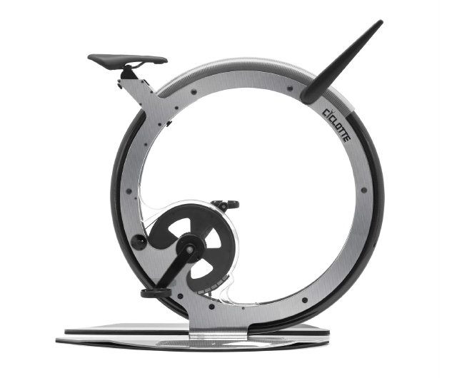 Ciclotte exercise bike in steel and carbon