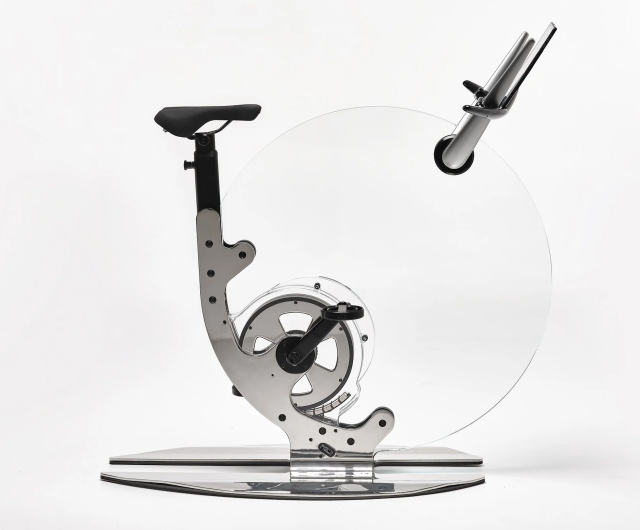 Ciclotte Teckell exercise bike in glass