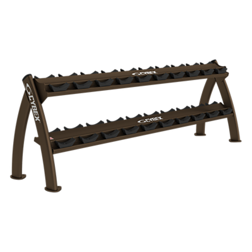 Jordan Fitness Performance Series Twin-Tier Dumbbell Rack — commercial gym equipment distributed in India by Aspire Fitech